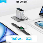 Anker Zolo 140W 4-Port Multi Device Charging GaN Power Adapter With Type-C Cable (CN) - Image 3